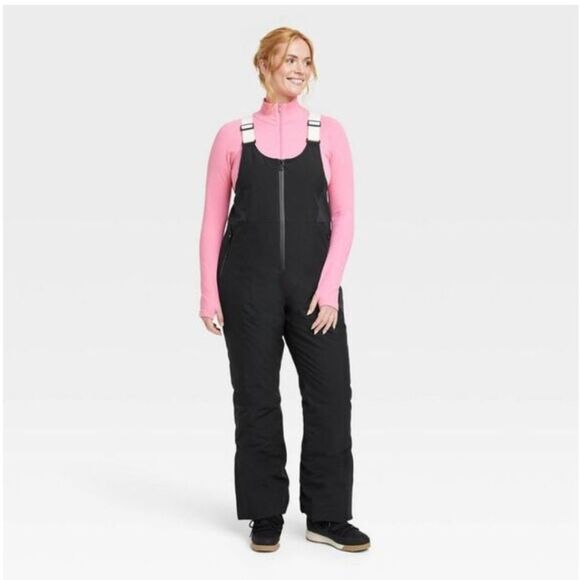 All in Motion - Women's 3M Thinsulate Waterproof Snowsport Bib - Black - Picture 3 of 4